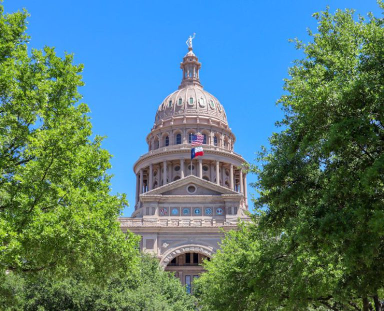 Texas - palace near trees