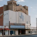 Texas - white and blue concrete building