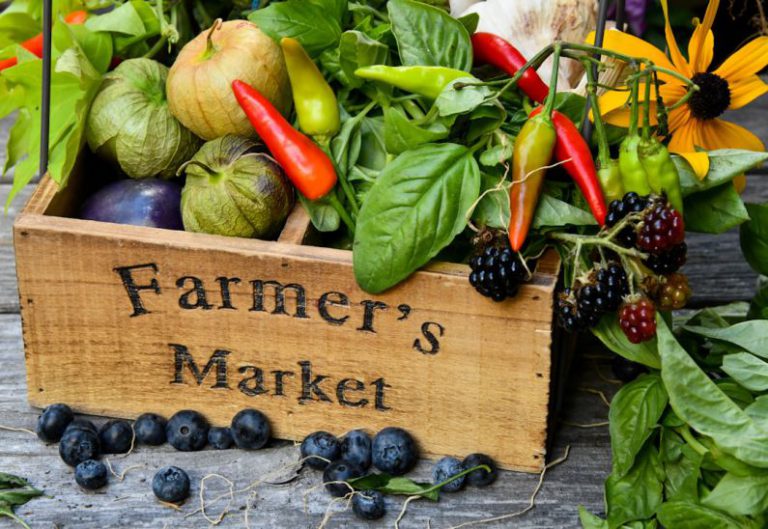 Farmers Market - green fruit